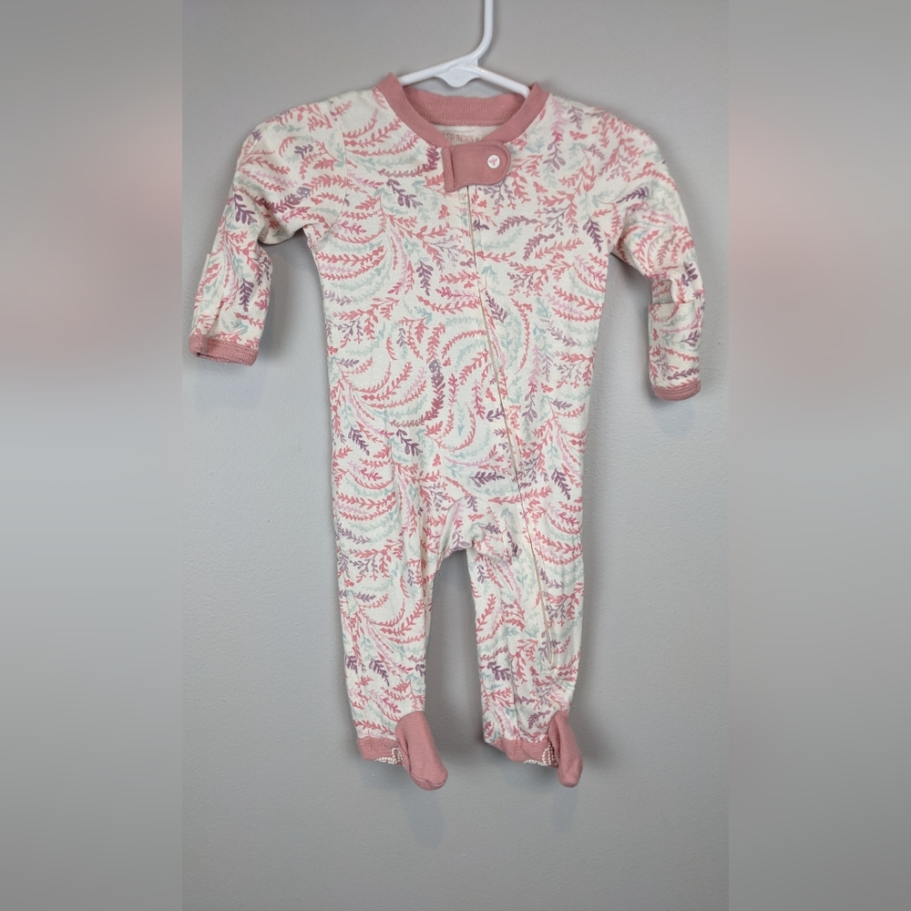 Burt's Bees baby footed pajama sleeper, 0-3 months